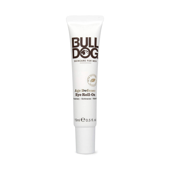 Bulldog Skincare for Men front packaging showing product benefits