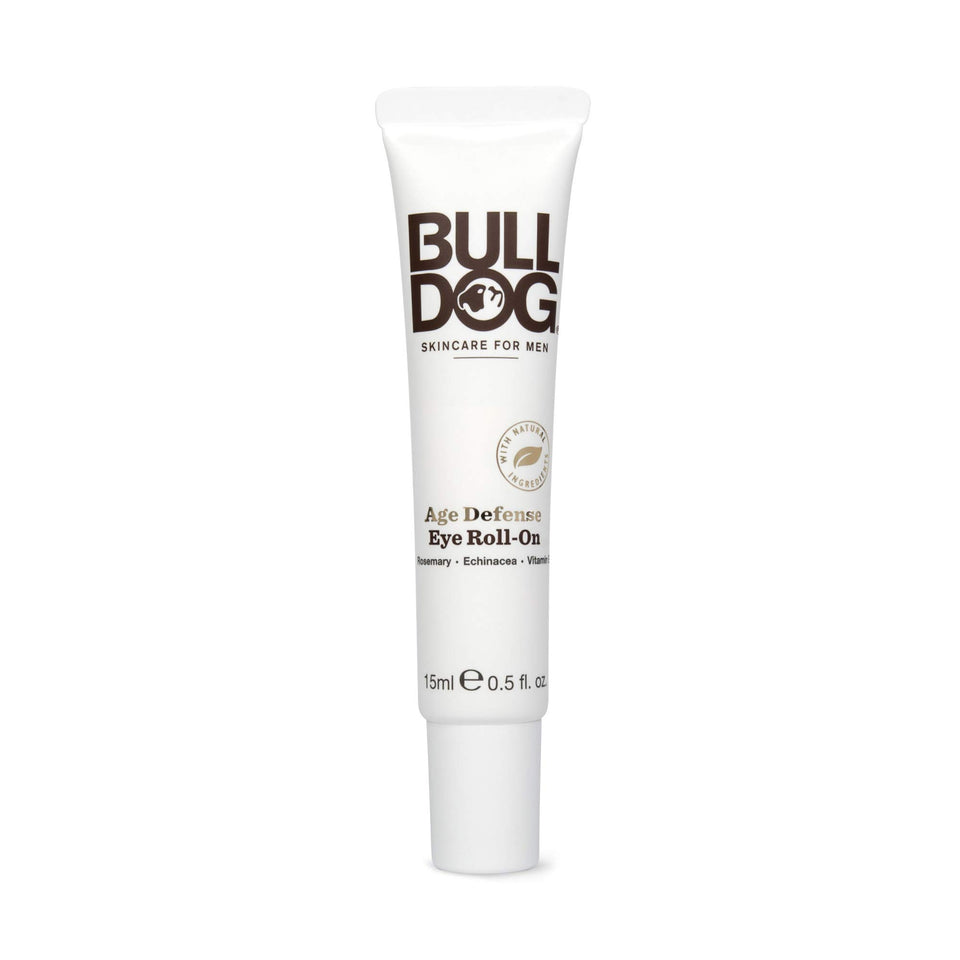 Bulldog Skincare for Men front packaging showing product benefits
