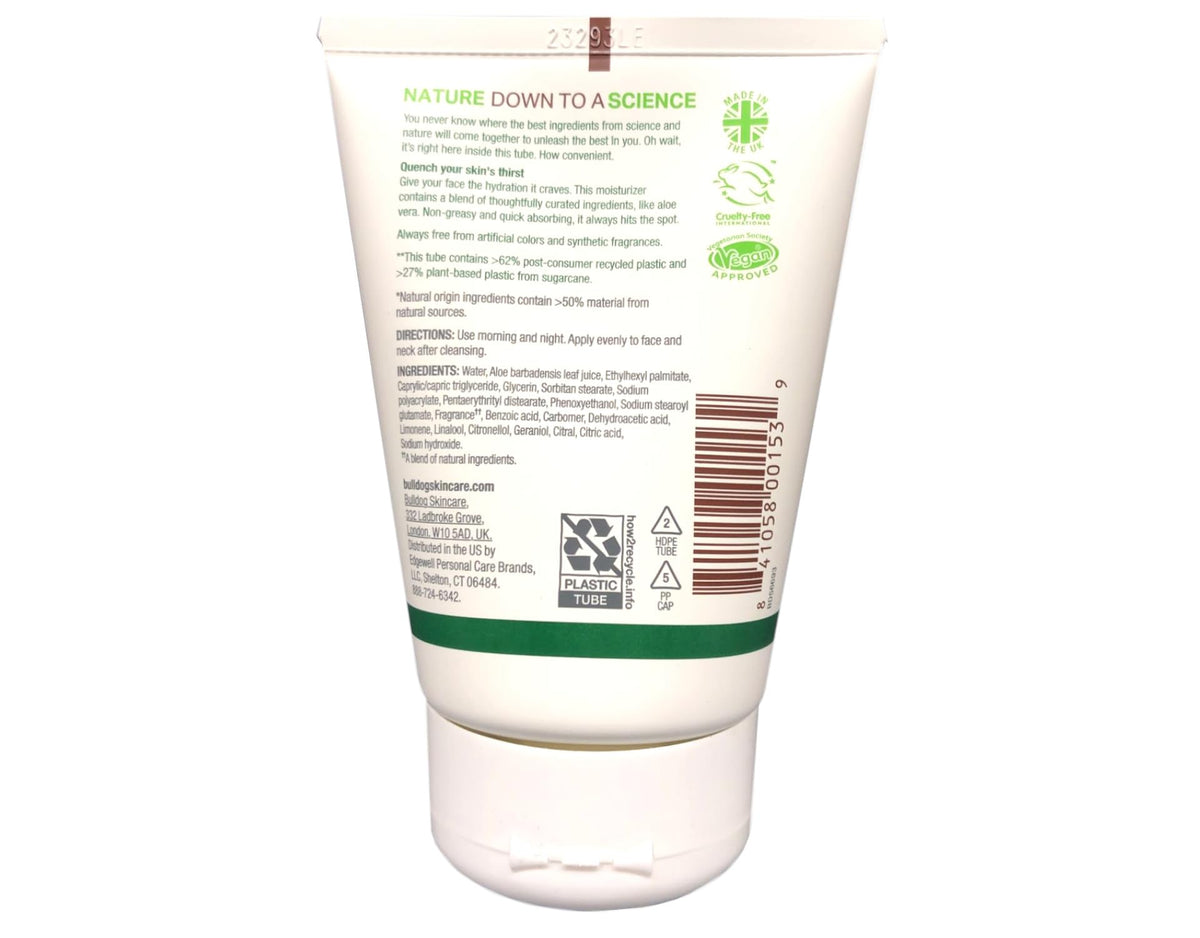 Bulldog Skincare in-use during morning routine showing quick absorption and refreshed skin