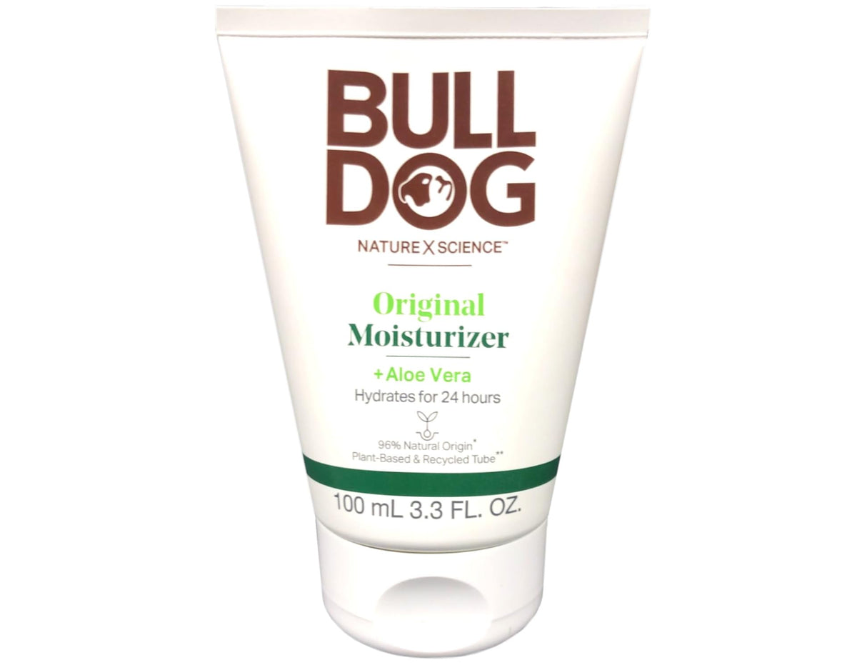Bulldog Skincare texture close-up highlighting smooth, fast-absorbing cream