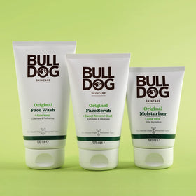 Bulldog Skincare for Men close-up label with ingredients list showing transparency benefit