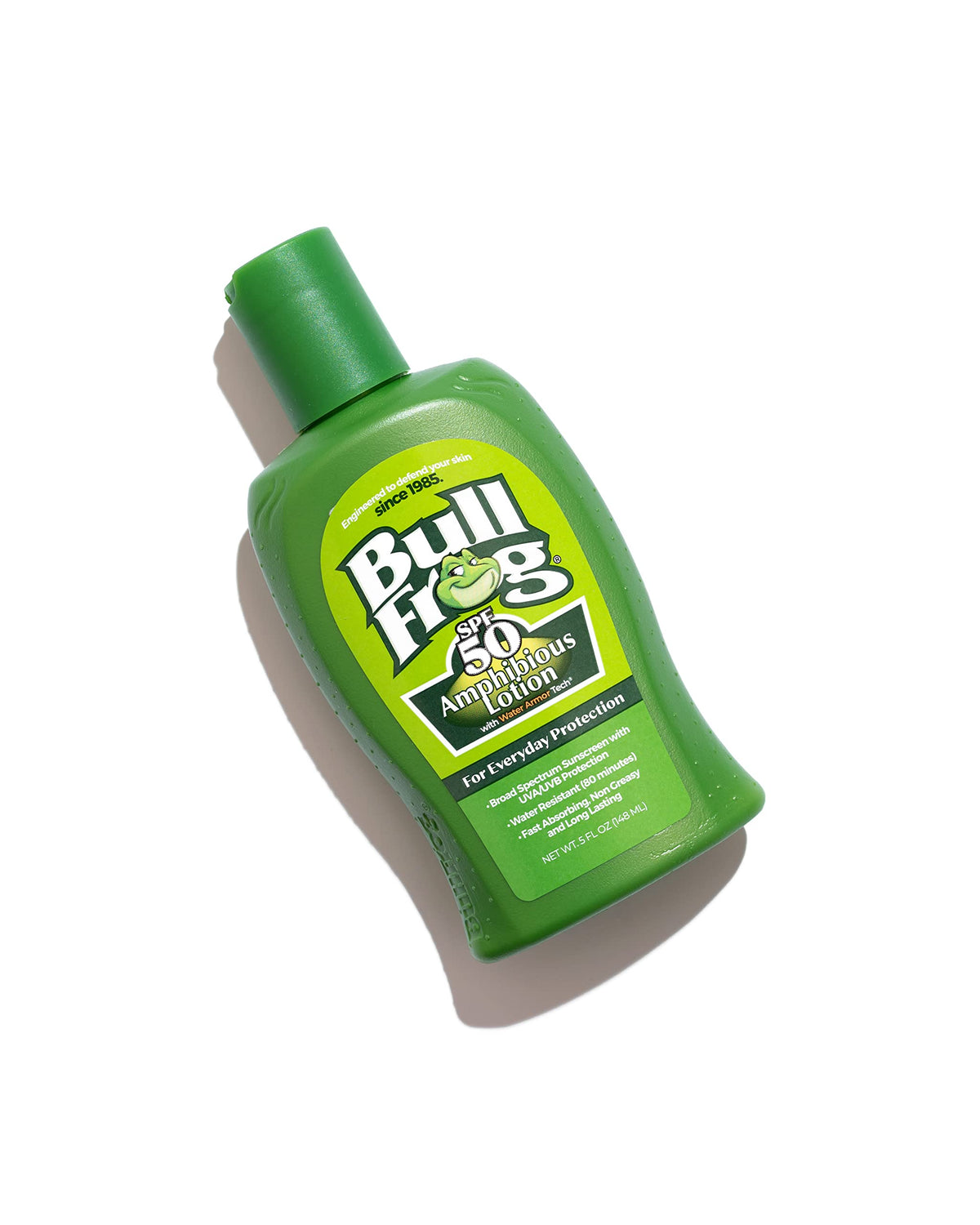 Bullfrog Amphibious being applied to forearm for even reliable coverage