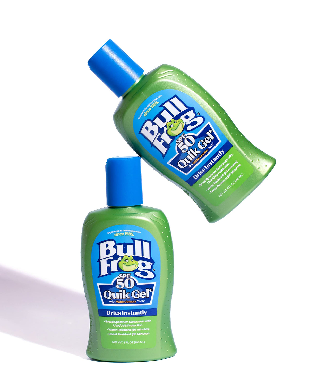 Bullfrog being applied on arm demonstrating even coverage and non-greasy feel