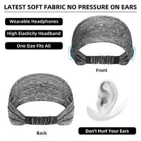 BULYPAZY washable band with speakers removed for easy laundering benefit