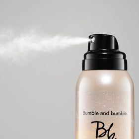 Bumble and bumble aerosol nozzle close-up for precise application benefit