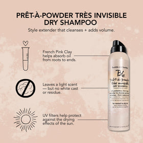 Bumble and bumble being applied to roots, demonstrates oil absorption and lift