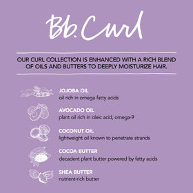 Bumble and bumble applying cream to wet hair to reduce frizz and define