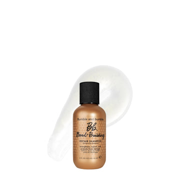 Bumble and bumble front packaging mini 2 fl oz showing travel-ready benefit