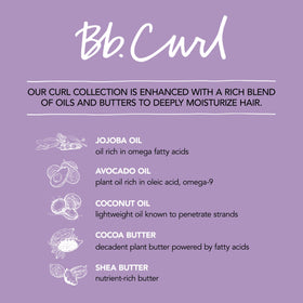 Bumble and bumble applying conditioner to wet curls for hydration