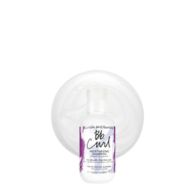 Bumble and bumble front packaging travel size shows compact bottle for convenient travel