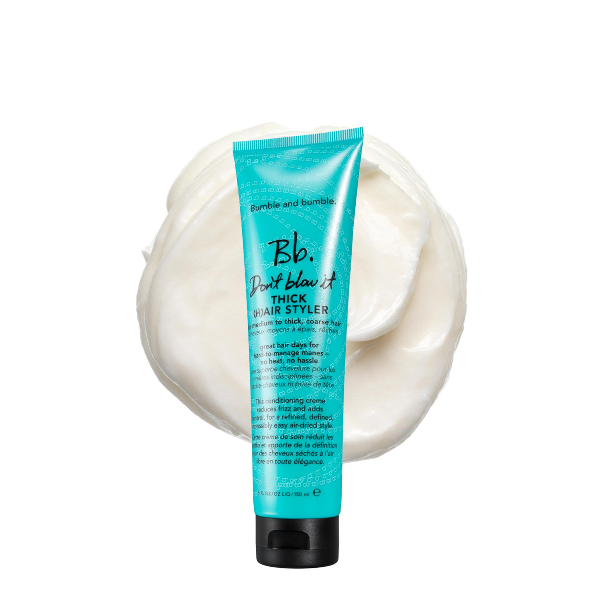 Bumble and bumble front packaging showing product and benefit of light hold