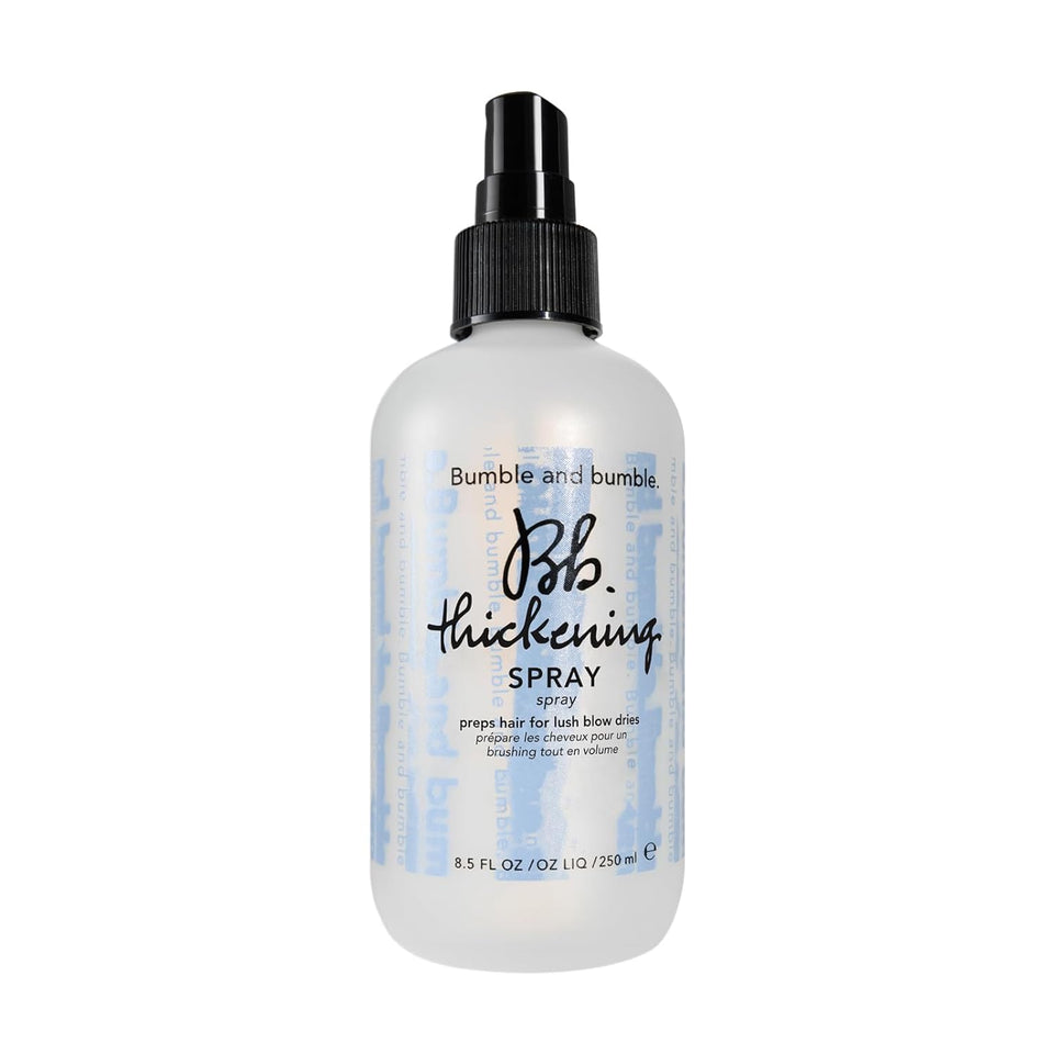 Bumble and bumble front bottle view showing product benefits and volume