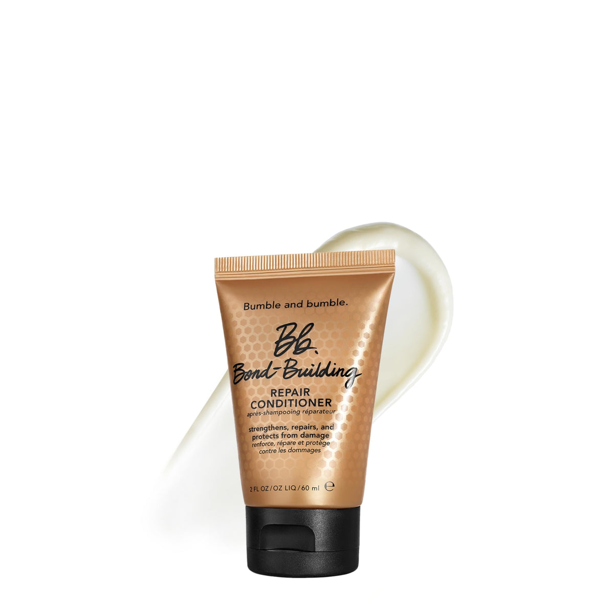 Bumble and bumble front bottle travel-size showing compact packaging and convenience
