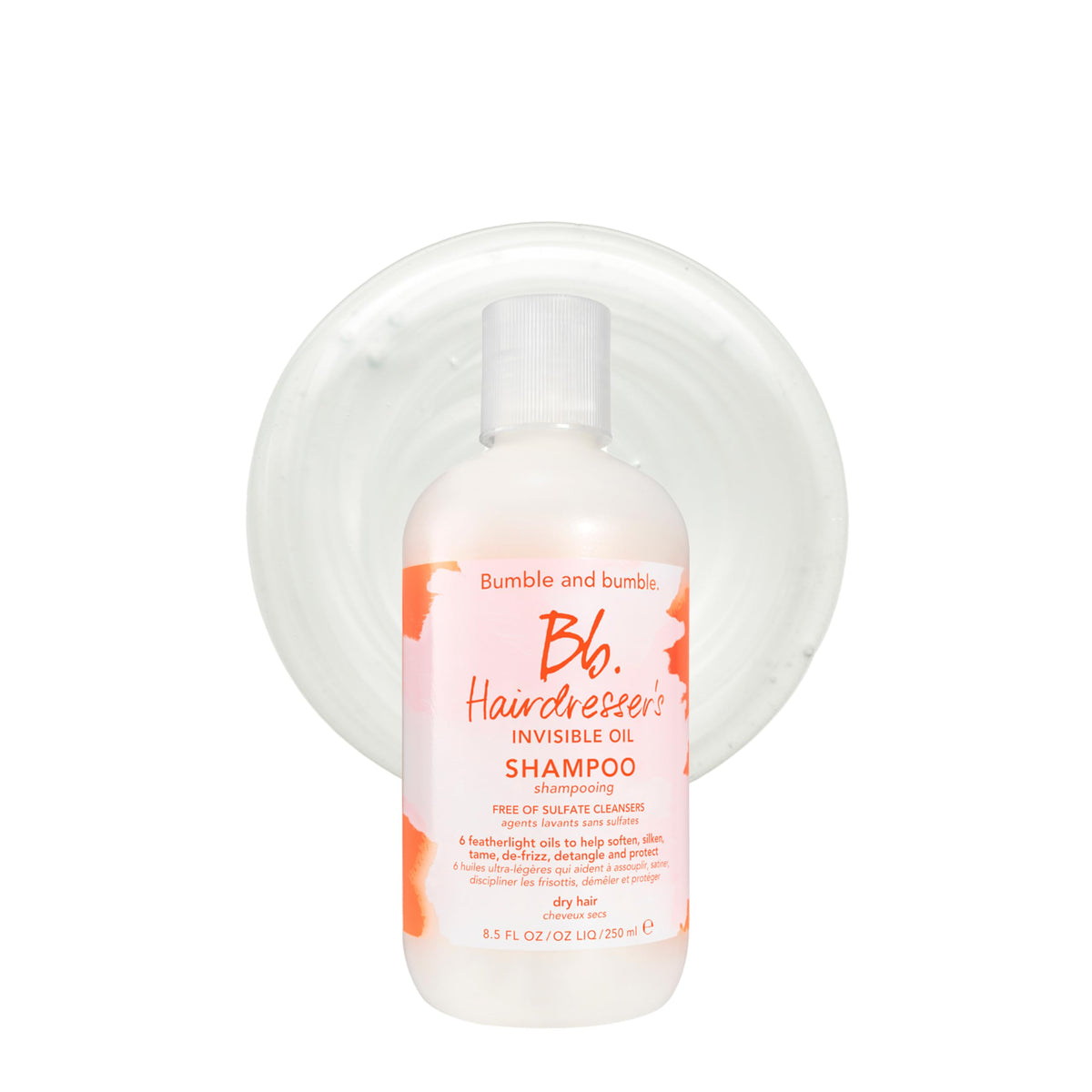 Bumble and bumble front packaging showing hydrating shampoo benefits