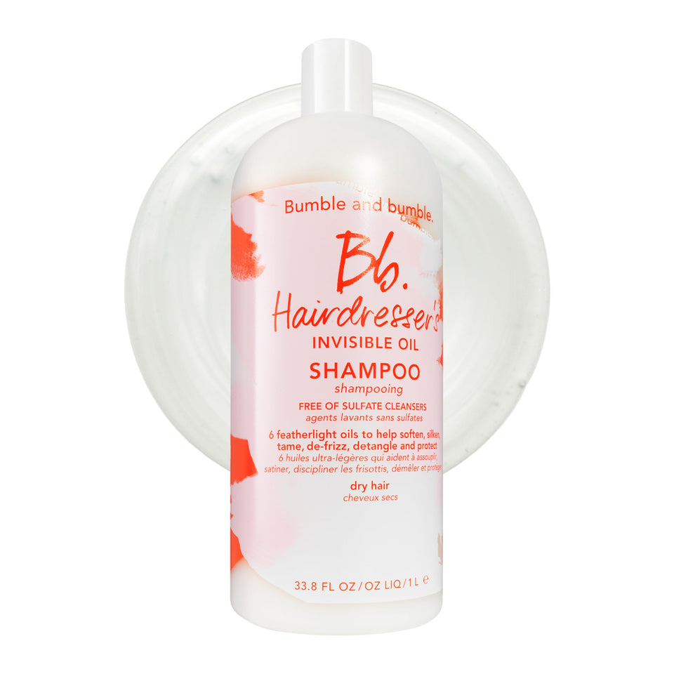 Bumble and bumble front packaging showing product and label benefits