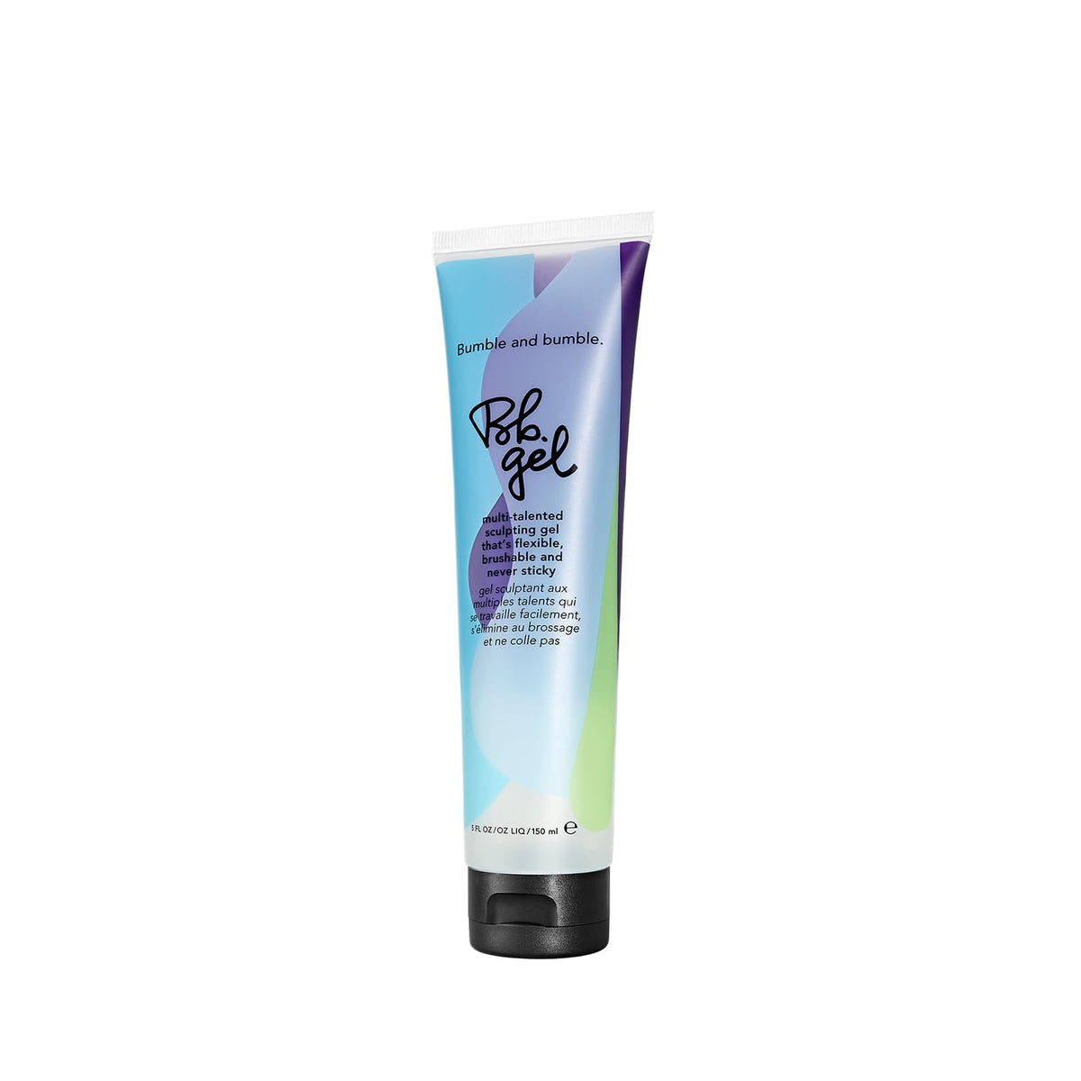 Bumble and bumble front packaging showing label and glossy gel benefit