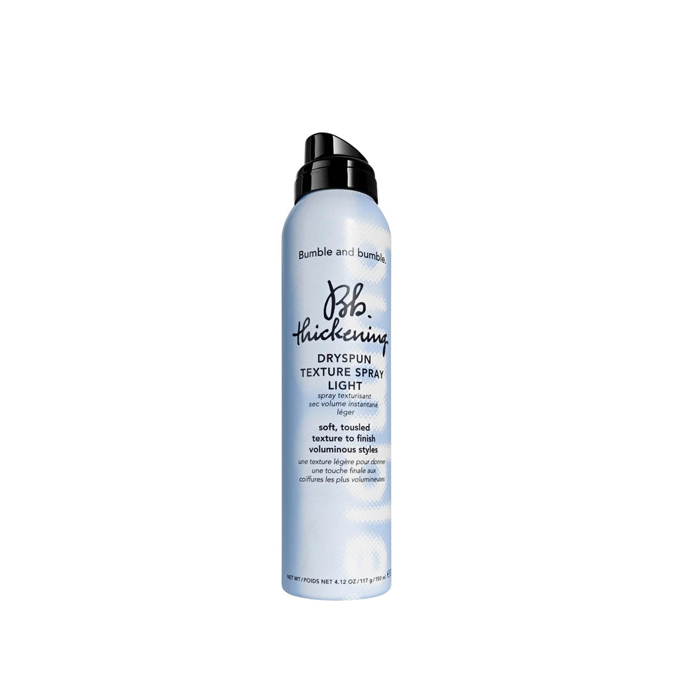 Bumble and bumble front packaging showing product and benefits