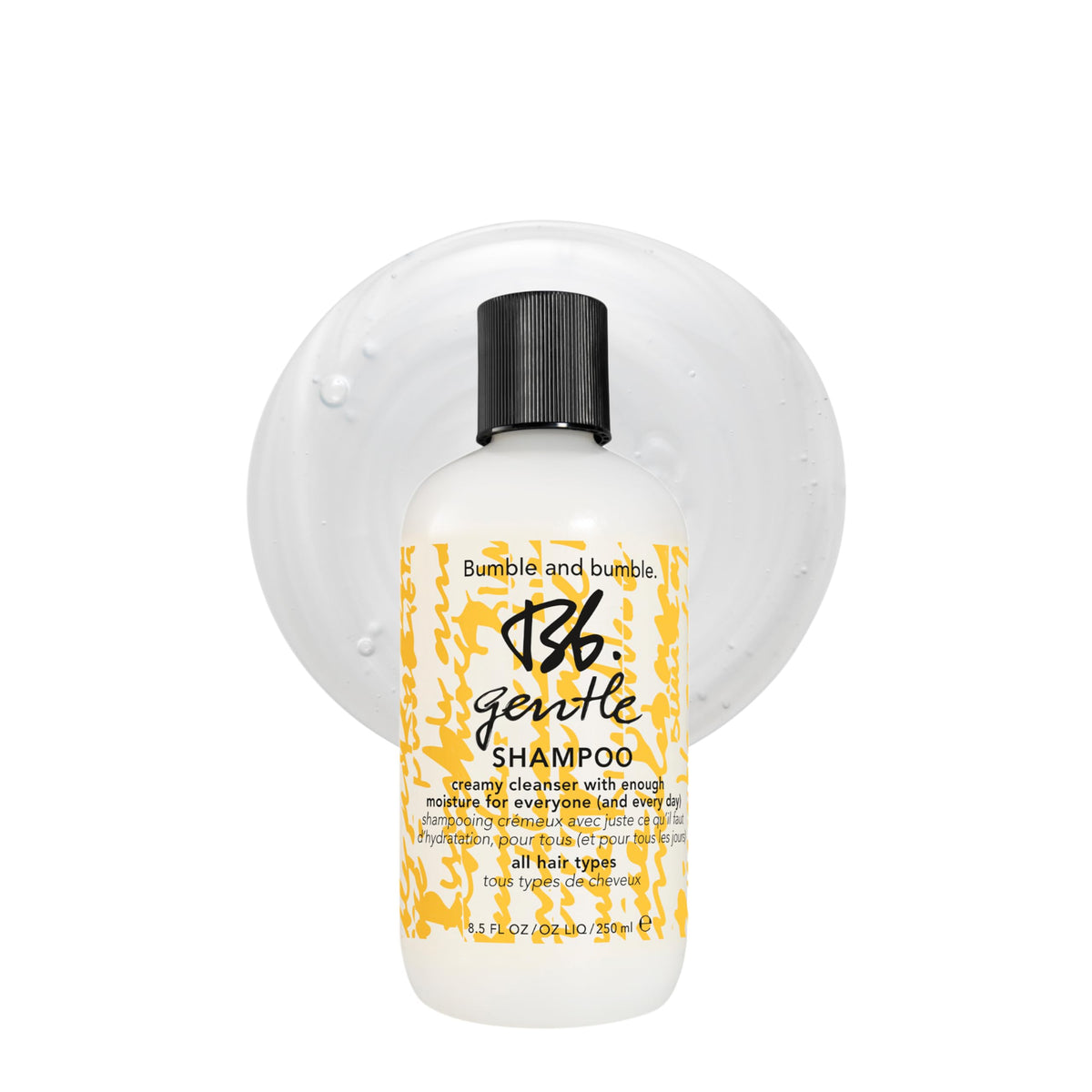 Bumble and bumble front bottle showing packaging and daily-moisture benefit