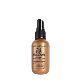 Bumble and bumble front packaging shows compact travel-size and protection benefits