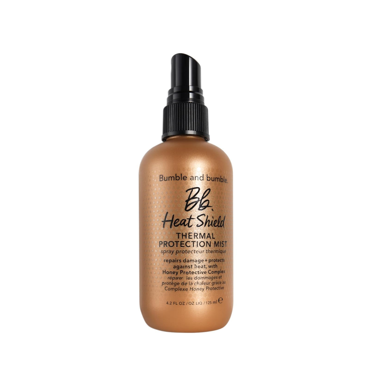 Bumble and bumble front packaging showing product benefit and size