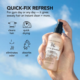 Bumble and bumble with bamboo and silica visual emphasizing oil absorption