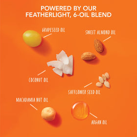 Bumble and bumble label and ingredients list highlighting key grapeseed coconut argan oils