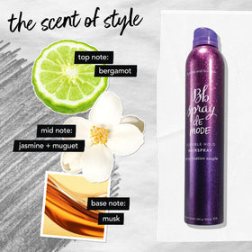 Bumble and bumble mini bottle in travel kit illustrating easy packing benefit