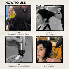 Bumble and bumble label close-up highlighting fragrance notes and clarity