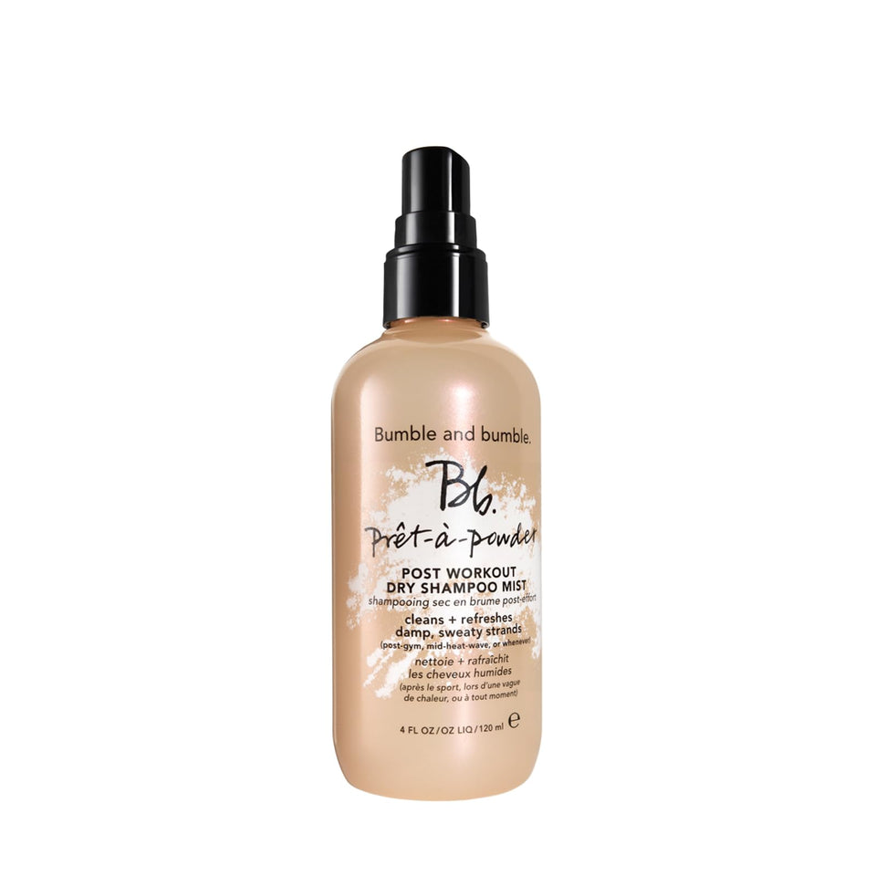 Bumble and bumble front packaging showing product and size benefit