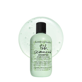 Bumble and bumble front bottle showing product benefits and size