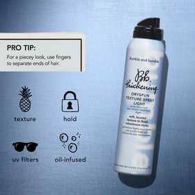 Bumble and bumble silk powder ingredient visual illustrating soft texture benefit