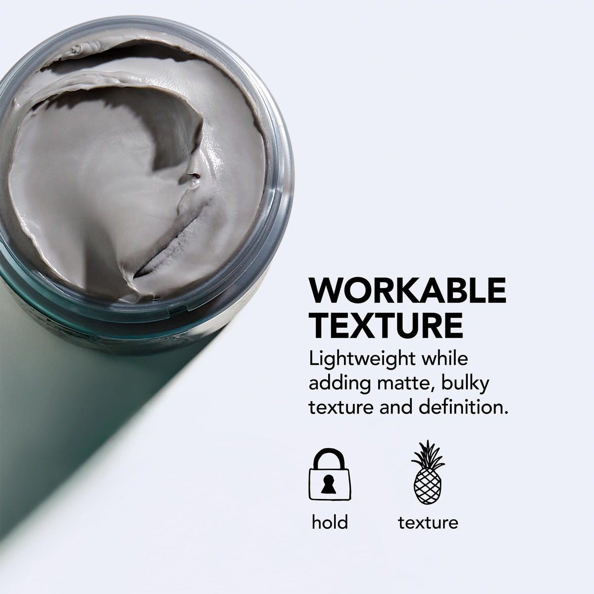 Bumble and bumble jar on bathroom shelf illustrating travel-ready compactness benefit