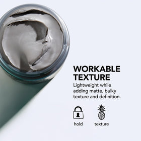 Bumble and bumble jar on bathroom shelf illustrating travel-ready compactness benefit