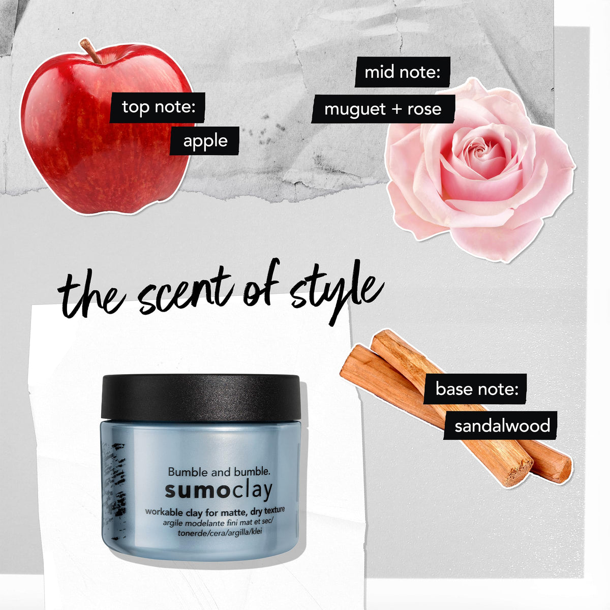 Bumble and bumble jar held in hand to show 1.5 oz scale and portability benefit