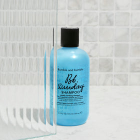 Bumble and bumble ingredient label close-up showing transparency and formulation