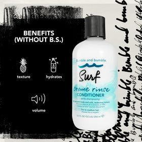 Bumble and bumble kelp extract close-up highlighting natural sea-botanical benefit