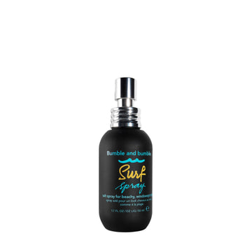 Bumble and bumble mini bottle front view showing portable travel benefit