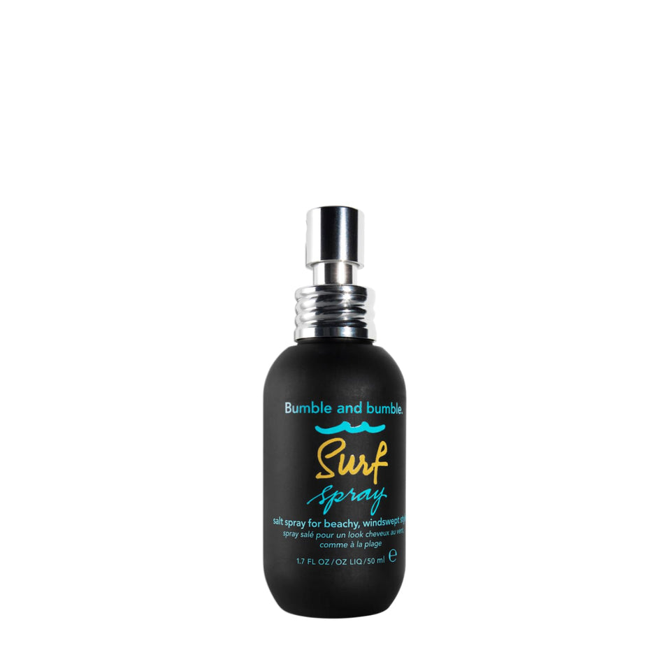 Bumble and bumble mini bottle front view showing portable travel benefit