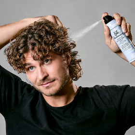 Bumble and bumble textured hair close-up showing airy volume
