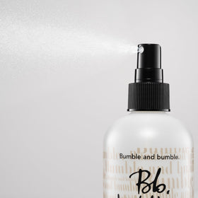 bumble and bumble mist texture closeup demonstrating wet-feel application and control