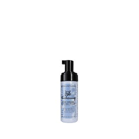 Bumble and bumble front pump bottle showing label and nozzle for easy dispensing