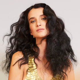 Bumble and bumble before and after images showing reduced breakage and smoother hair