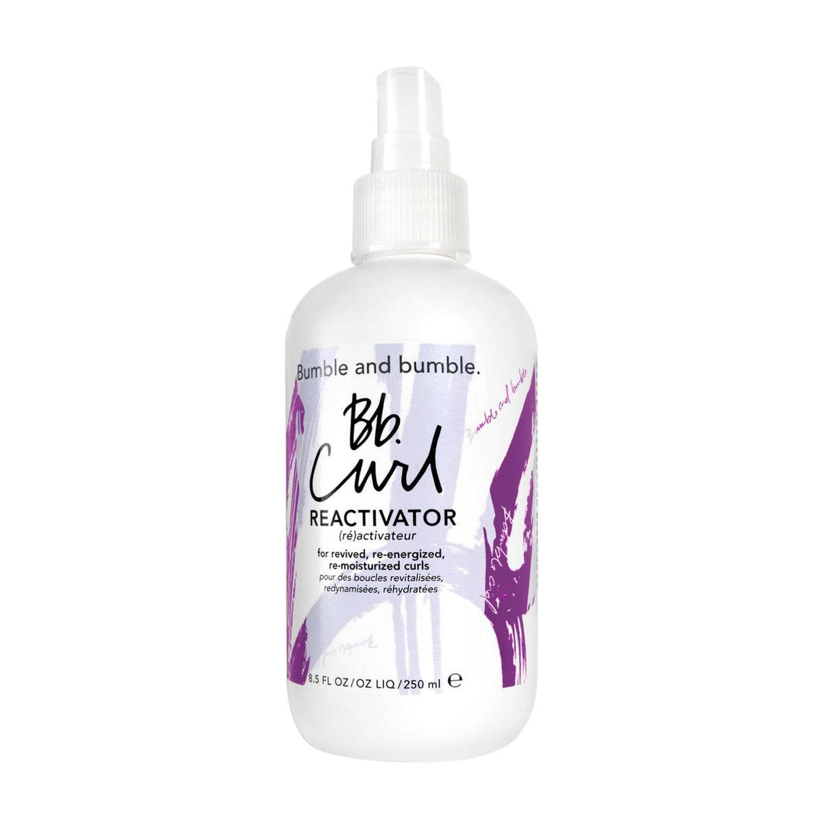 Bumble and bumble front bottle shot showing product label and size benefit