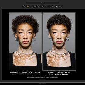 Bumble and bumble closeup of lightweight texture delivering easy absorption benefit
