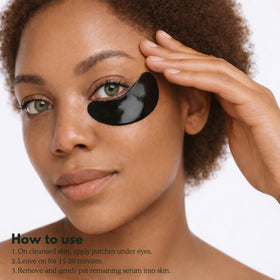 Bumfuzz removed patch with serum droplets showing nourishing boost