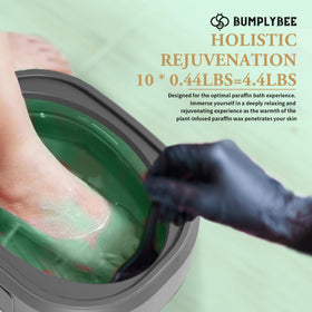 BUMPLYBEE aloe gel texture blended into wax highlighting soothing surface benefit