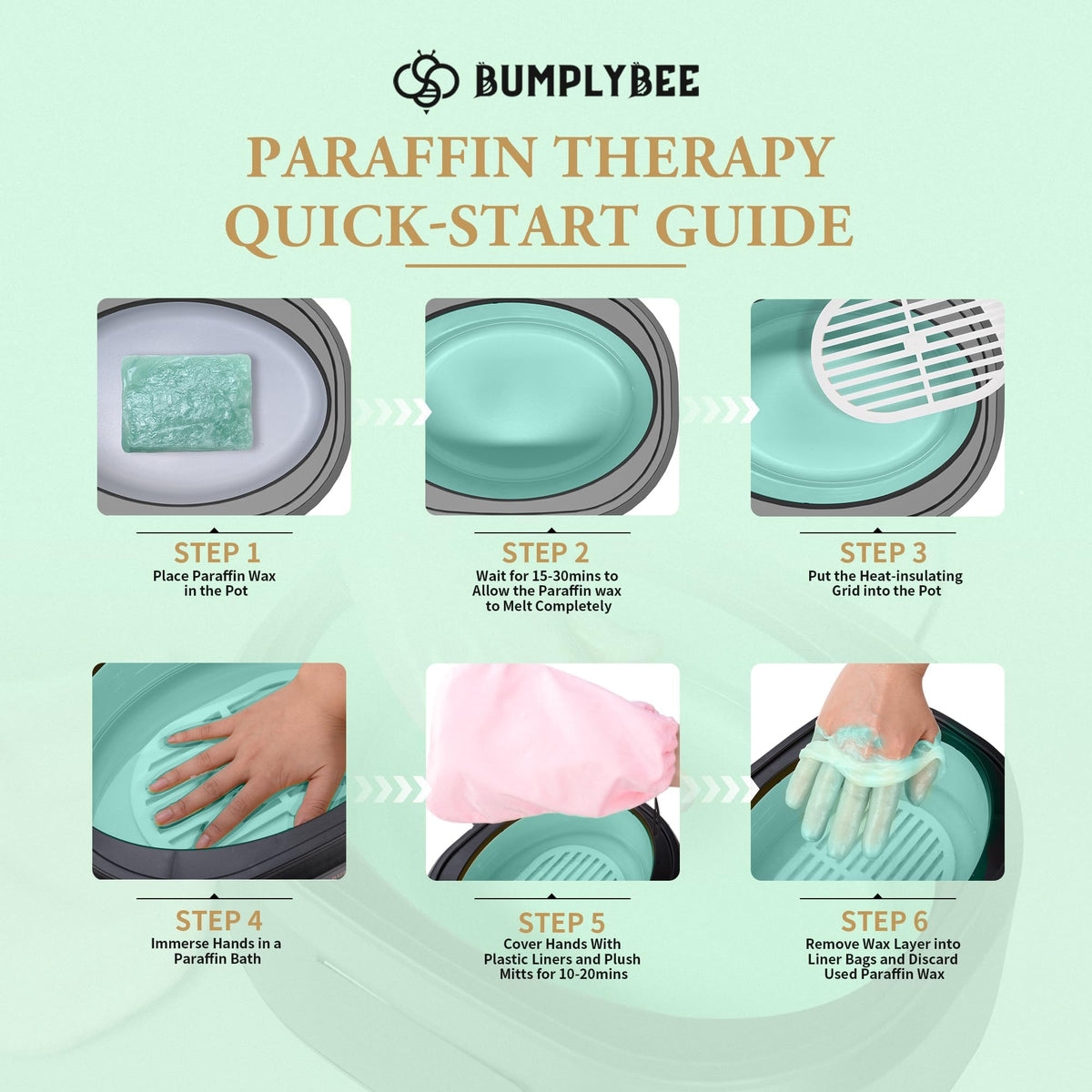 BUMPLYBEE unscented and scented blocks displayed offering scent choice benefit