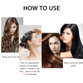Bupposes finished styled dark brown hair in lifestyle setting, illustrating softer-looking hair