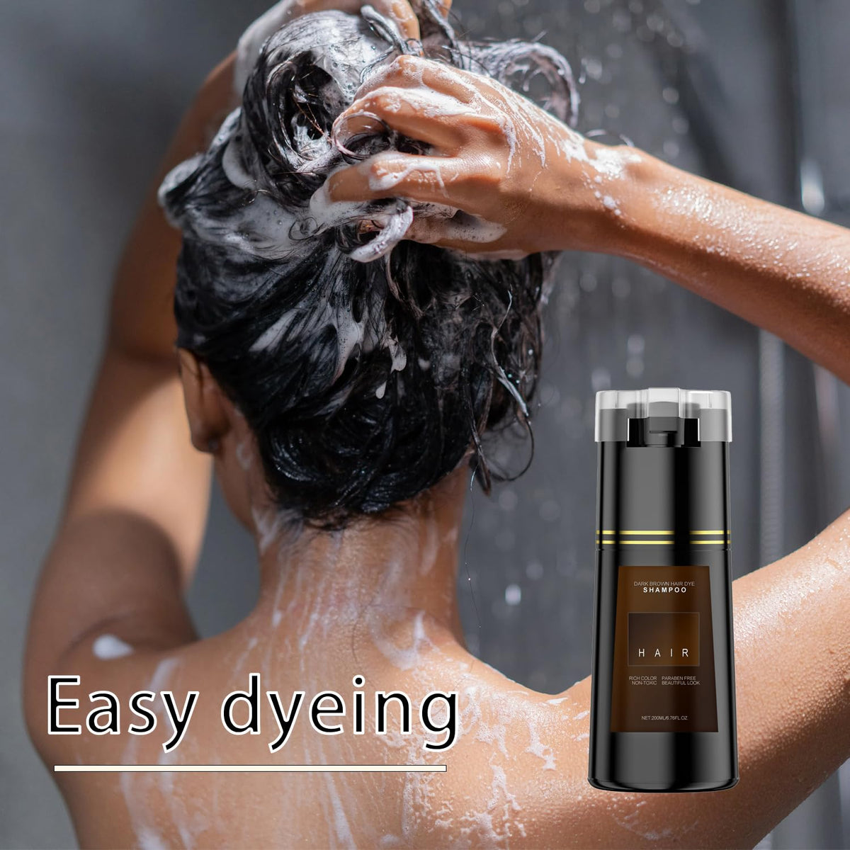 Bupposes shampoo lather close-up showing creamy texture and conditioning action