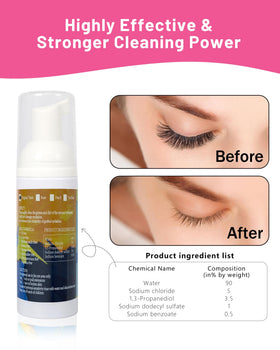 Buqikma soft fan brush detail for gentle application along lashes